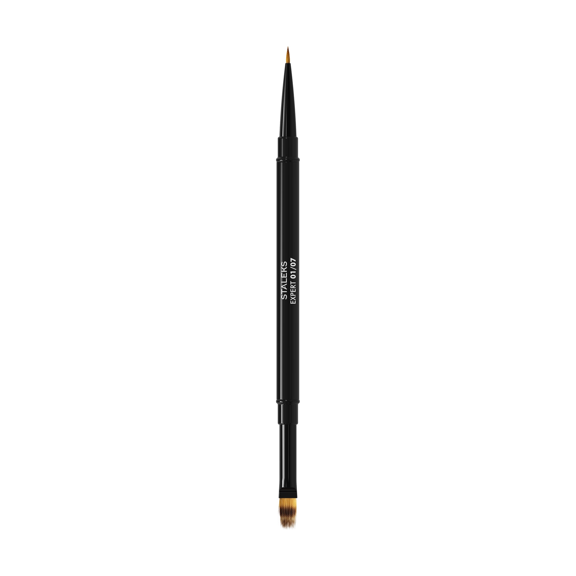 Двосторонній пензлик для дизайну нігтів Staleks Pro Expert, 7/11 мм (NBE-01/07)